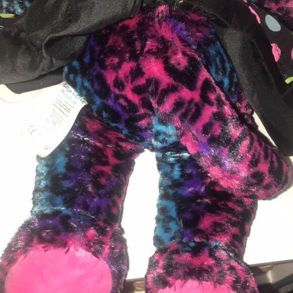 Build a bear 19"wild about spots cat includes polka dot gem Bab dress - Picture 5 of 9